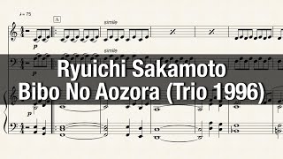 Ryuichi Sakamoto  Bibo No Aozora trio score [upl. by Alleroif]