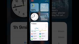 How To ADD WIDGETS in iOS 18 Home Screen short customize homescreen widget [upl. by Shuping574]