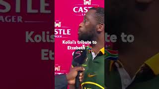 Kolisis tribute Etzebeth 🇿🇦🇿🇦🇿🇦 springboks lospumas rugby [upl. by Pagas]