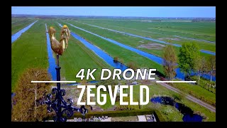 ZEGVELD by Drone 4K WOERDEN Netherlands Nederland [upl. by Bendicty]