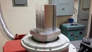 UPSat Vibration test  Z Axis [upl. by Darsey227]