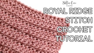 CROCHET Crab stitch tutorial  Bella Coco [upl. by Airetnahs]