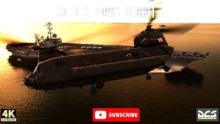 CH47F Chinook First Flight  So Easy to Fly [upl. by Aynatal154]