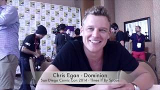 Comic Con 2014 Dominion  Chris Egan Interview [upl. by Araec101]