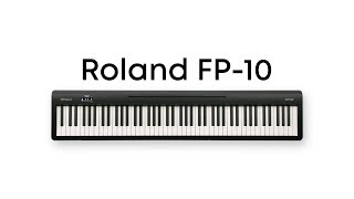 Roland FP10 Review My 88key MIDI Controller [upl. by Petrina]