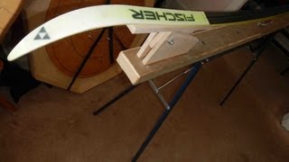 Portable Ski Wax Stand [upl. by Irrek748]