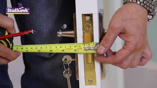 How to install a Mortise Mortice Lock and handles [upl. by Tiffany]