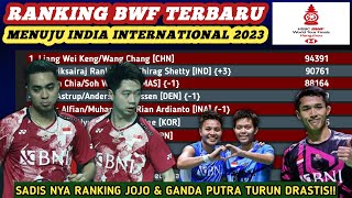 Turun Berjamaah Update Ranking BWF Terbaru Menuju Badminton India International 2023 [upl. by Ulysses]