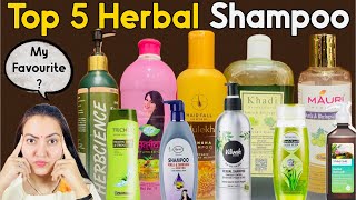 Top 5 CHEMICAL FREE SHAMPOO In India💕  Best Herbal Shampoo To Stop Hair Fall [upl. by Assirrem241]