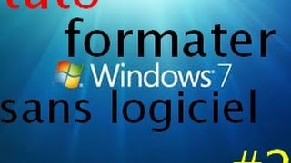 TUTO comment formater son pc sans logiciel et gratuitment [upl. by Janith268]