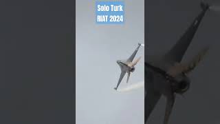 riat riat2024 airshow aircraft aviation military f16 turkey turkish shorts solotürk jet [upl. by Gough]