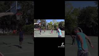 Spin move fadeaway jumper Uncle Hungry basketball highlight [upl. by Irrem850]