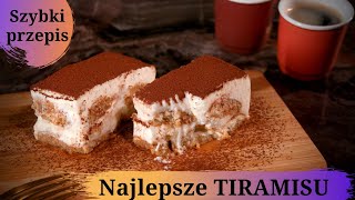 NAJLEPSZE tiramisu Szybki prosty przepis [upl. by Welford]