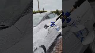 AutoGlym Polar Blast Snow Foam with MJJC Foam Cannon S V30 and Karcher K4 karcher mjjc carwash [upl. by Leikeze]