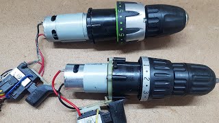 How to Replace Cordless Drill Motor  DC 550 MOTOR [upl. by Idnak732]