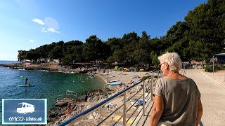 Camping Cikat Insel CresLosinj in Kroatien Ganzjährig geöffnet Im Video der Platz und Umgebung [upl. by The]