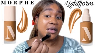 TRYING OUT THE NEW MORPHE LIGHTFORM EXTENDED HYDRATION FOUNDATION [upl. by Anitnatsnoc137]