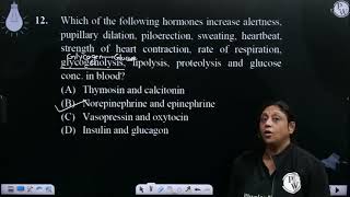 Which of the following hormones increase alertness pupillary dilation piloerection sweating [upl. by Obed722]