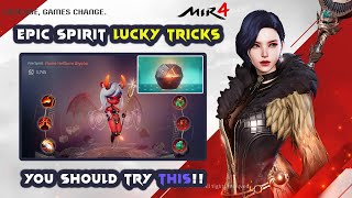 MIR4 OMG THIS LUCKY TRICKS REALLY WORKS EPIC SPIRIT SUMMONING DRAGGING STONE 2ND ATTEMPT [upl. by Anileuqcaj]