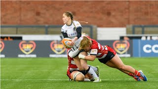 Highlights  GloucesterHartpury 2415 Saracens Women PWR Rd9 [upl. by Shantha885]