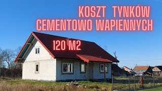 TYNKI CEMENTOWO WAPIENNE Ile kosztują tynki w 2023 r za m2 Budowa domu 2023 [upl. by Anelahs]