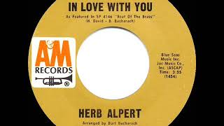 1968 HITS ARCHIVE This Guy’s In Love With You  Herb Alpert a 1 recordmono 45 [upl. by Arait]