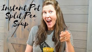 17 Minute Instant Pot Split Pea Soup [upl. by Yhtak]