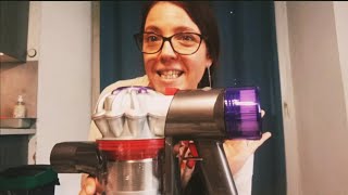 ⭐Je teste le DYSON V8⭐Jai enfin un aspirateur 😄dyson test aspirateur [upl. by Anniala555]