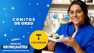 PEGUEI CHOCOLATE E FIZ ESSA RECEITA INCRÍVEL CONITOS DE OREO  tastemadebr [upl. by Aylmar]