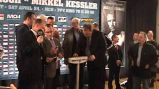 Carl Froch v Mikkel Kessler Weighin [upl. by Robillard779]