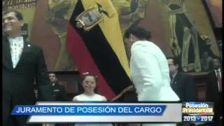 JURAMENTO Y POSESIÓN SR PRESIDENTE DE LA REPÚBLICA DEL ECUADOR [upl. by Amar]