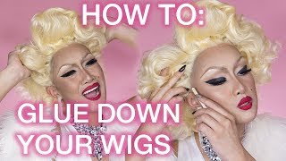 Quick Tip Gluing and Securing Your Wigs [upl. by Arline]