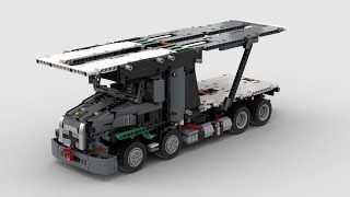 Lego 42078 Mack Transporter rotate 3D [upl. by Hammock]