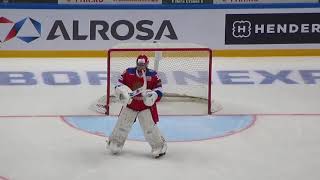 Igor Shestyorkin in action during the Russian olimpic teamSpartak hockey game New York Rangers [upl. by Roscoe]