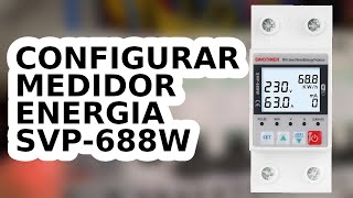 Como Configurar o Medidor de Energia Wifi Sinotimer SVP688W [upl. by Hu713]