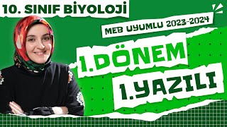 10Sınıf Biyoloji 2Dönem 1Yazılı Hazırlık 2023 [upl. by Kciremed223]