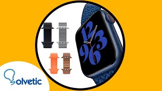 ⌚ CAMBIAR CORREA Apple Watch Series 6 y Apple Watch SE  PONER o QUITAR [upl. by Arhsub928]