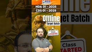 NDA amp CDS 01 2025 Offline Target Batch 🎯 nda cds ndacds offlinebatch targetbatch kgsdefence [upl. by Nations61]