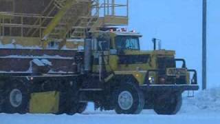 North Slope Alaska Oil field moving DOYON 25 RIG MOVE [upl. by Riek]