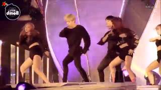 BTS JIMIN AND SEULGI RED VELVET DANCE TOGETHER [upl. by Llerret]