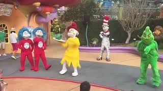 Dr Seuss Live Show Seuss Landing Universal Studios Orlando Florida [upl. by Vina]