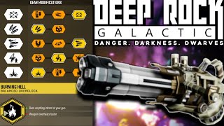 Gunner Loadouts 101 Minigun  Burning Hell  Deep Rock Galactic [upl. by Milde]