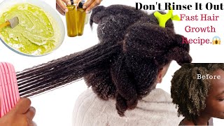 Homemade Hair Oil For Extreme Hair Growth That Works  Hair Grows Faster and Thicker No Fall Out [upl. by Naitsihc]