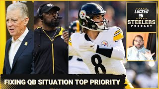 Steelers Prioritize Fixing QB Situation Kenny Pickett to End Playoff Drought  Final Safety Grades [upl. by Jabon324]