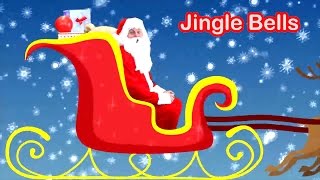 Dashing through the snow Christmas song  Jingle Bells with lyrics [upl. by Eelatan651]