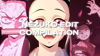 Demon slayer Edit Compilation 2 Nezuko edits [upl. by Nunnery]