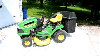 How To Remove The Mower Deck on a John Deere Tractor [upl. by Scammon]