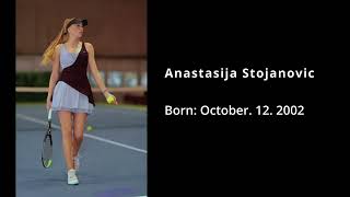 Anastasija Stojanovic College Tennis Recruiting video [upl. by Telford]