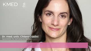 Portrait Dr Chiara Caslini  KMED Kliniken für ästhetische Medizin in Wien [upl. by Eilraep45]