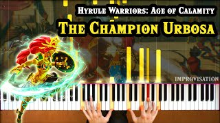 Hyrule Warriors Age of Calamity  The Champion Urbosa Piano TutorialHow To PlaySheet Music [upl. by Eugatnom]